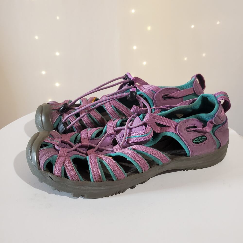 Keen Whisper 4 Waterproof Hiking Outdoor Sandals Womens Size 5 Purple Activewear